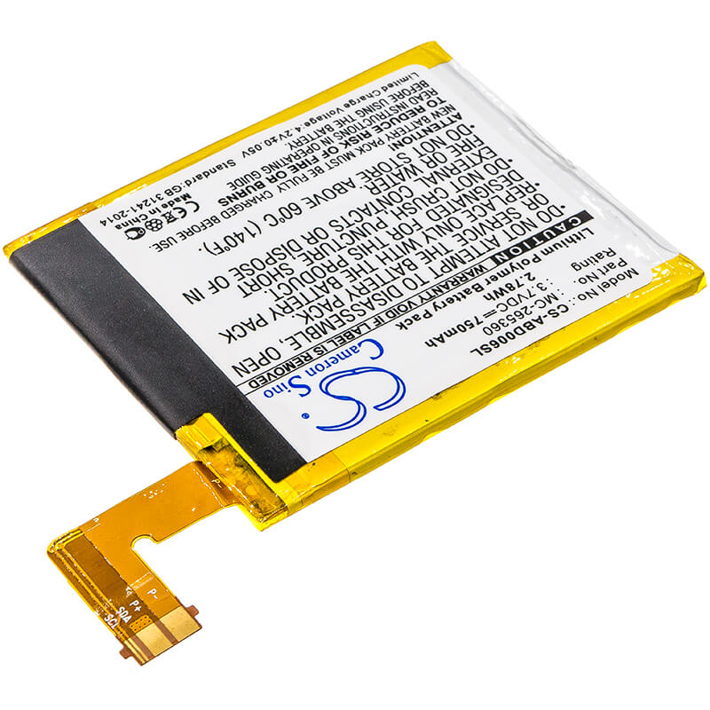 Batería Compatible Kindle 4/4G/5/6 CS-ABD006SL Li-Polymer 3.7V 750mAh – Reemplazo de Alta Calidad