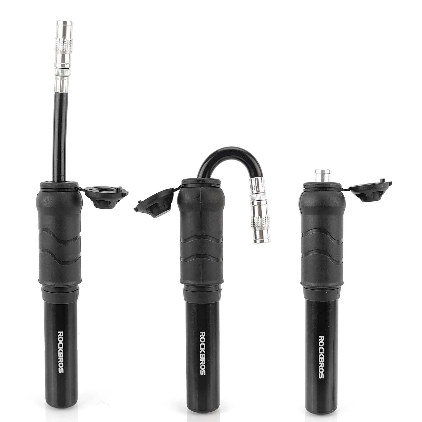 Rockbros 810PCS‑HP Mini Bomba Bicicleta 100 PSI – Presta & Schrader, Compacta y Ligera