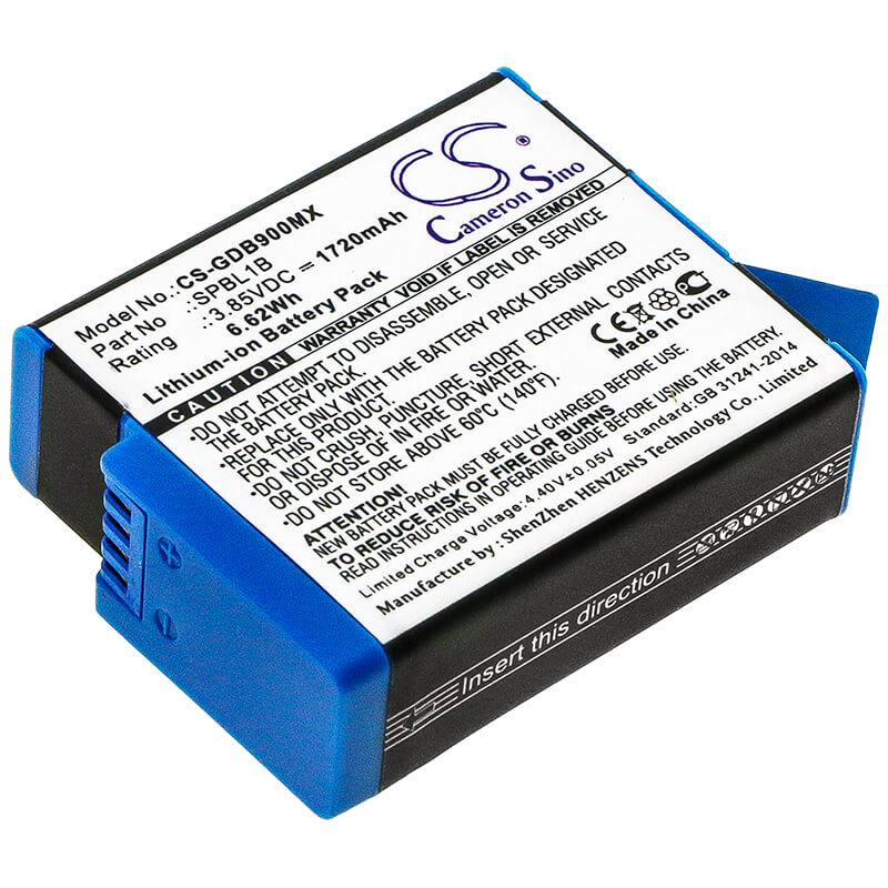 Batería de Repuesto GoPro Hero 9/10/11/12 – 1720mAh Li-Ion AHDBT-901 – CameronSino