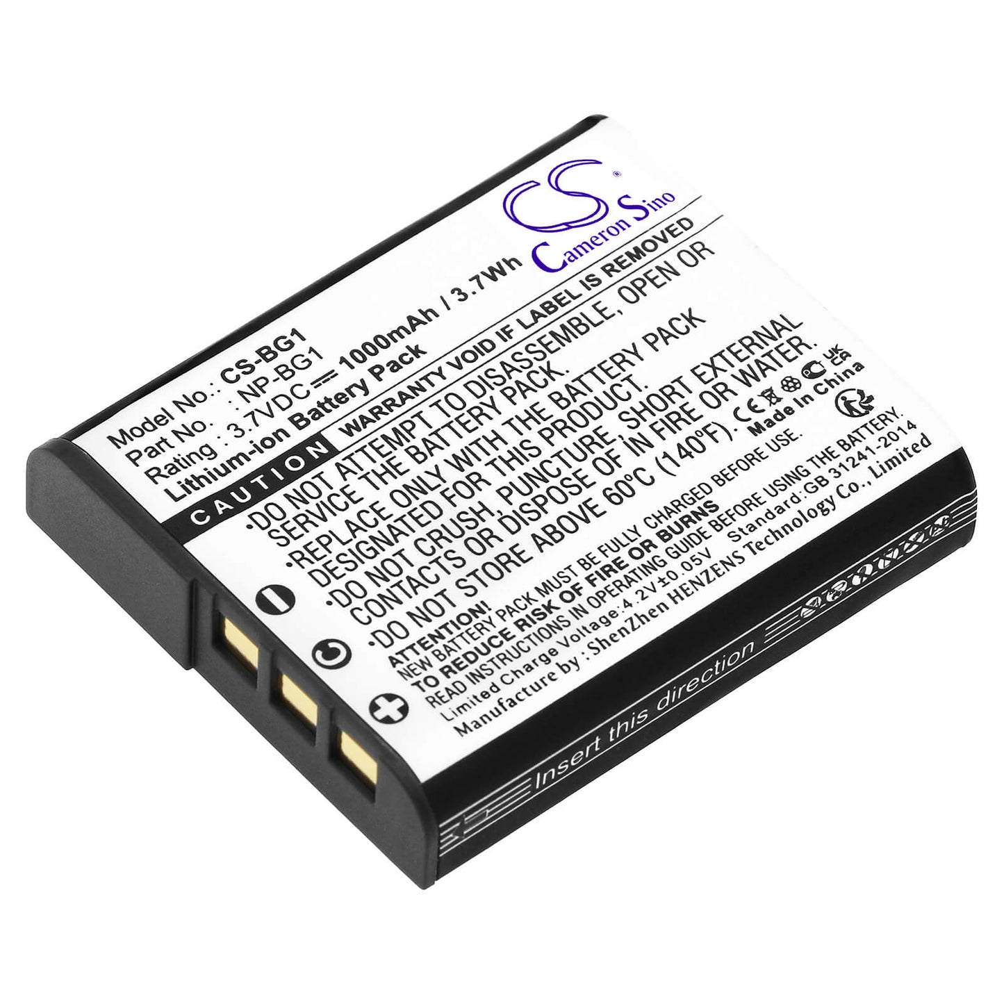 Batería Compatible Sony NP-BG1 / NP-FG1 | CS-BG1 para Cámaras Cyber-shot