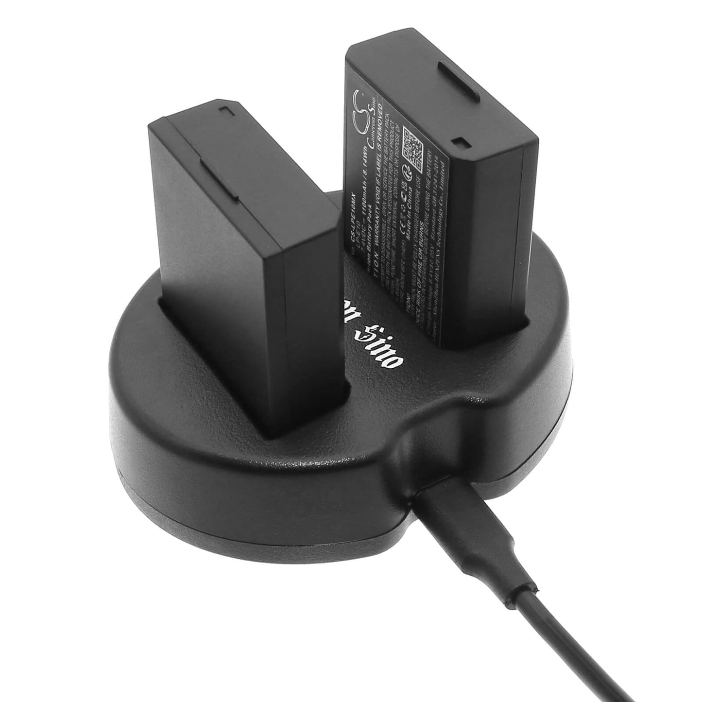 Pack 2 Baterías 1100mAh + Cargador Doble para Canon LP-E10 – Compatible CS-CB011