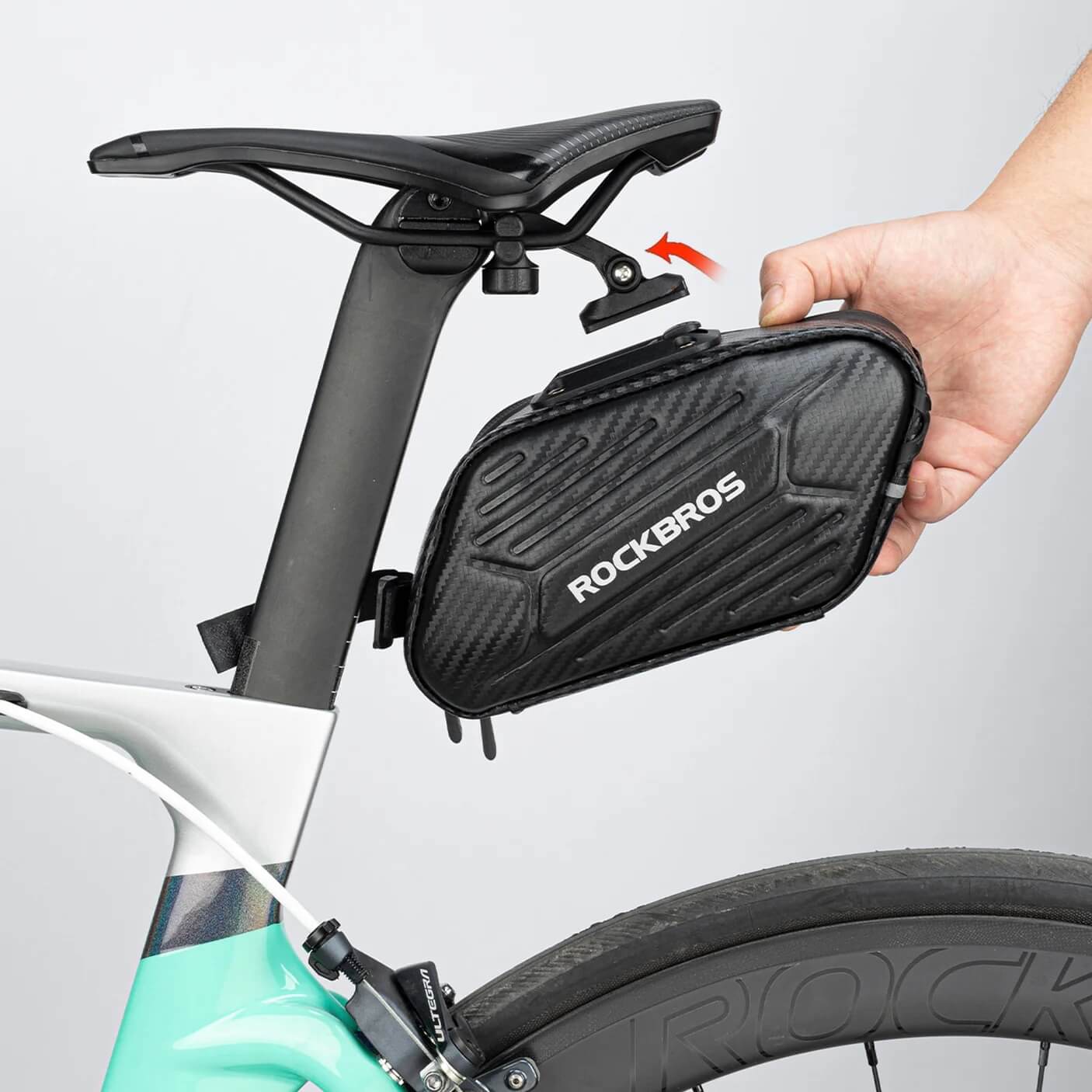 Rockbros B59 Bolsa de Sillín Rígida Impermeable 1.5 L – Compacta y Segura