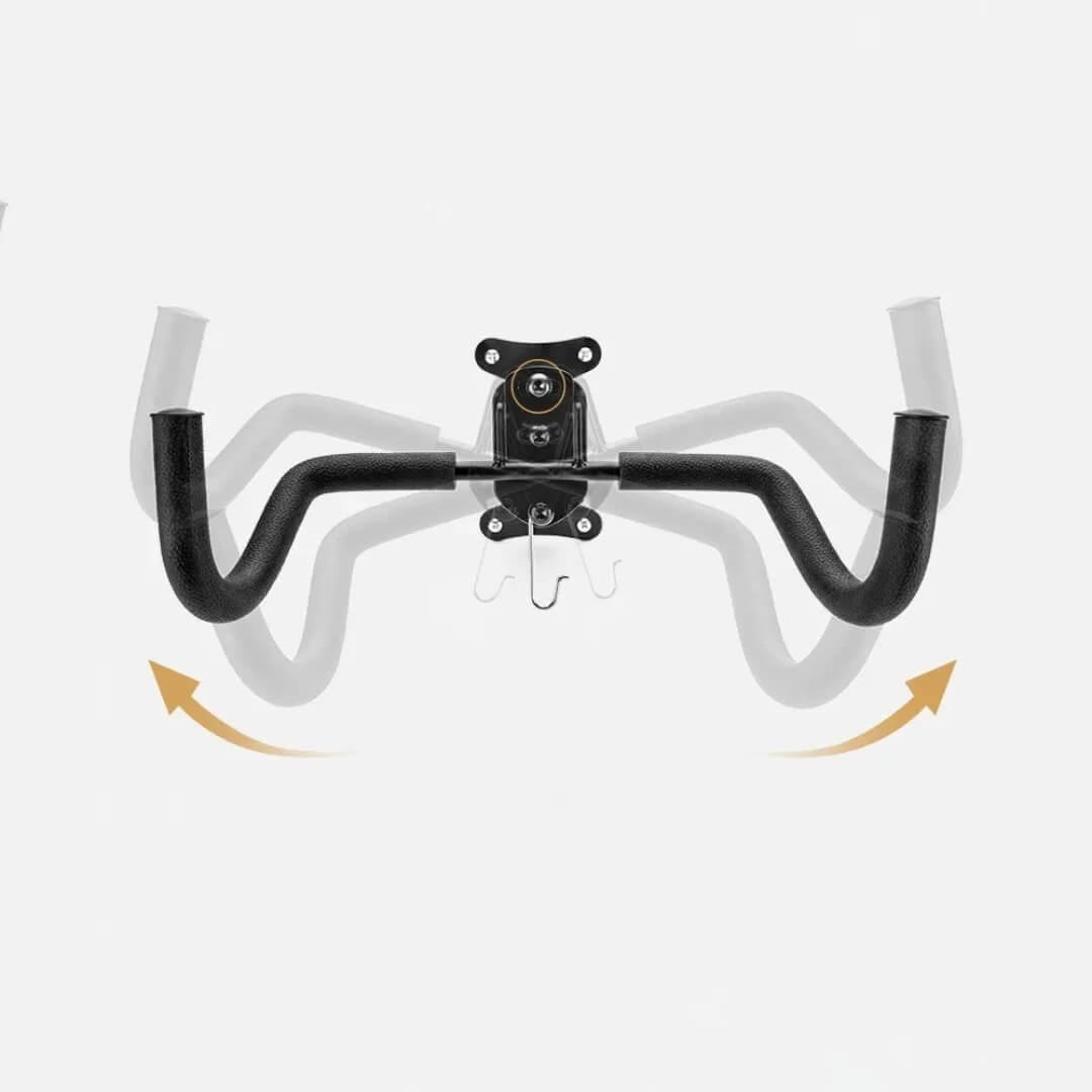 Rockbros BN-W045 Soporte Pared Bicicleta Plegable 30 kg con Brazo Telescópico y Gancho TPE