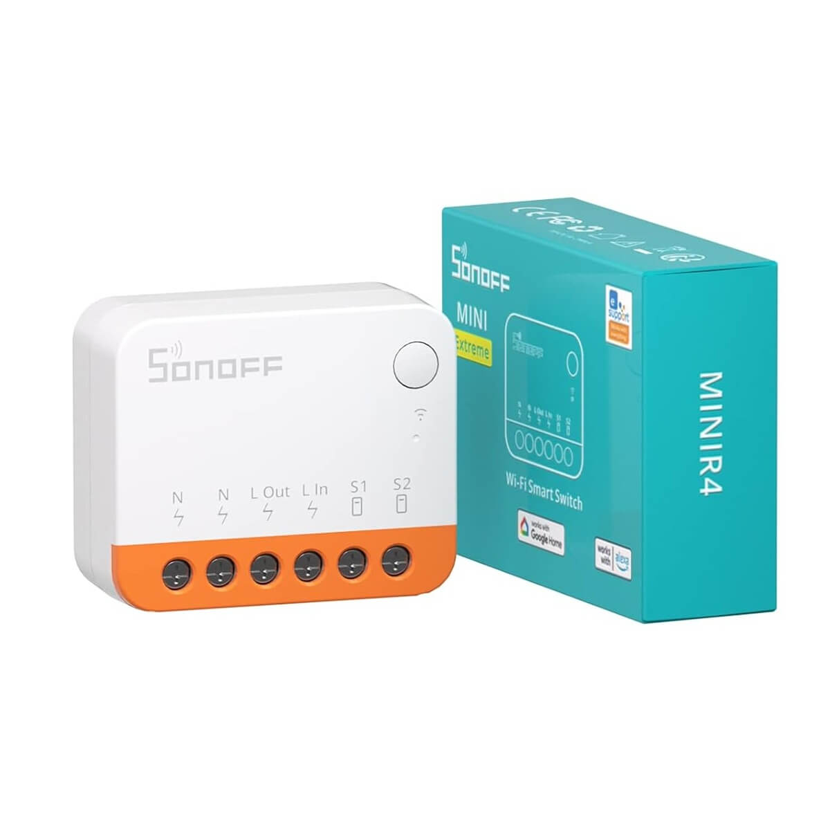 Interruptor WiFi Inteligente Sonoff MINIR4 – Control Compacto y Seguro para Hogares Modernos