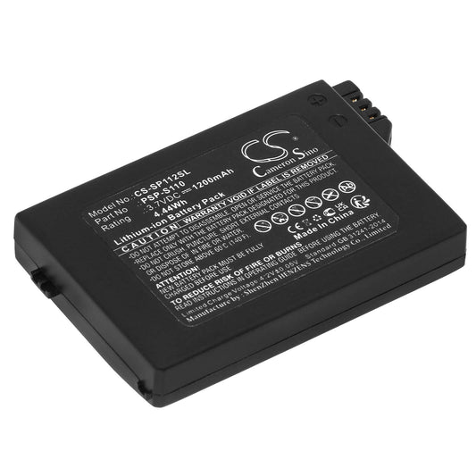 Batería CS‑SP112SL 1200 mAh para Sony PSP‑2000 / PSP‑3000 – Reemplazo Compatible con Sony PSP‑S110