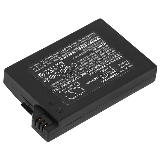 Batería CS‑SP112SL 1200 mAh para Sony PSP‑2000 / PSP‑3000 – Reemplazo Compatible con Sony PSP‑S110