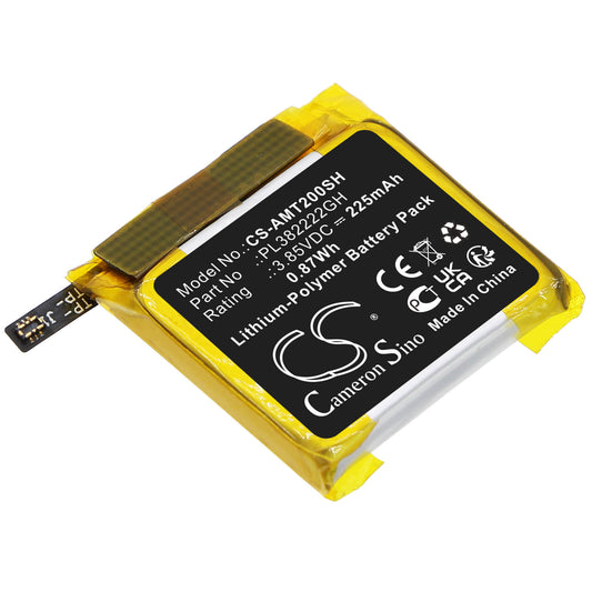 Batería CameronSino CS-AMT200SH Compatible con Amazfit Bip U / Bip U Pro / Pop / Pop Pro / Modelos A2009 A2017