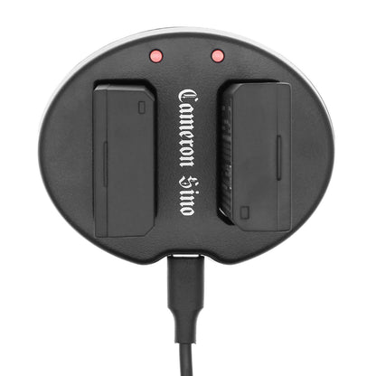 Pack 2 Baterías 1100mAh + Cargador Doble para Canon LP-E10 – Compatible CS-CB011
