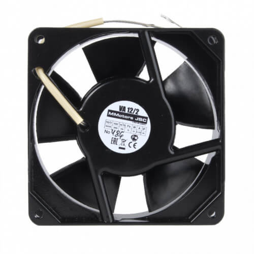 Ventilador Axial para Alta Temperatura 150°C – Extractor para Conductos Cuadrados □120 mm, Silencioso y Compacto