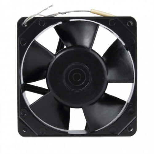 Ventilador Axial para Alta Temperatura 150°C – Extractor para Conductos Cuadrados □120 mm, Silencioso y Compacto