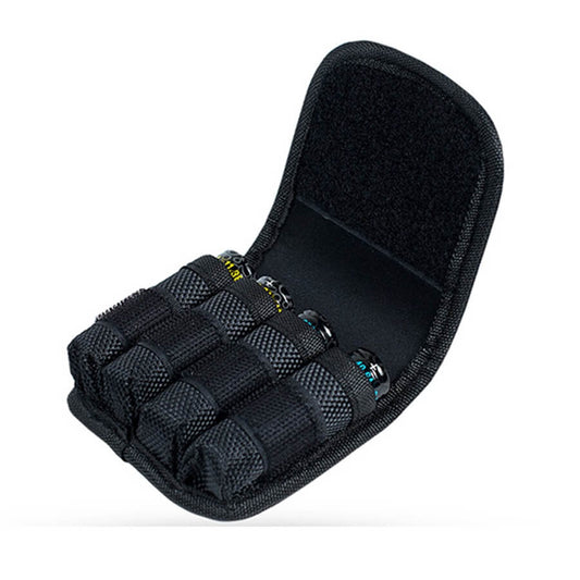 Hohm Tech Security 4-Cell Carrier – Estuche seguro para 4 baterías Li-Ion