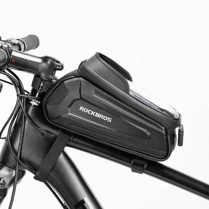 Rockbros B68 Bolsa Cuadro 1.7 L Waterproof con Pantalla Táctil 6.8″ y Visera Solar