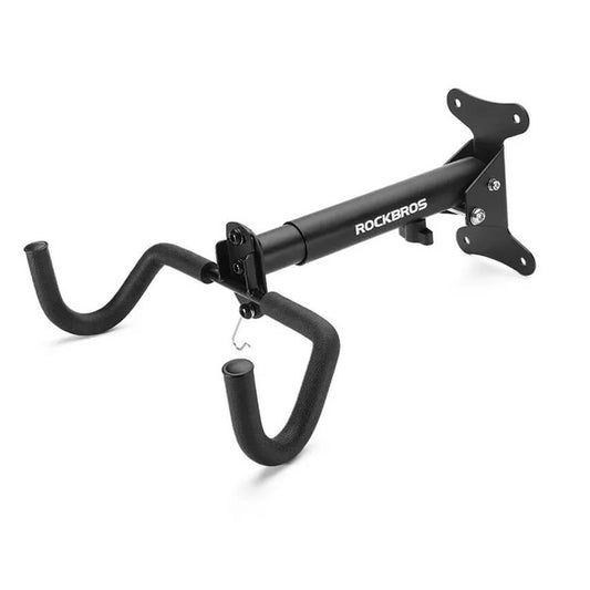 Rockbros BN-W045 Soporte Pared Bicicleta Plegable 30 kg con Brazo Telescópico y Gancho TPE