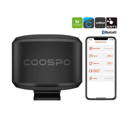 Sensor de Velocidad Coospo BK9S para Ciclismo con Bluetooth 5.0 y ANT+