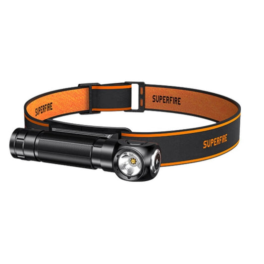 Superfire TH04 Linterna Frontal LED Recargable 600 lm – Lámpara de Cabeza para Camping y Trabajo