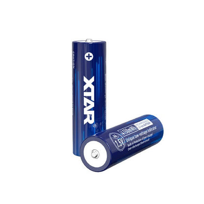 XTAR AA 1.5V 4150 mWh (≈2500 mAh) – Batería recargable Li-Ion con LED inteligente